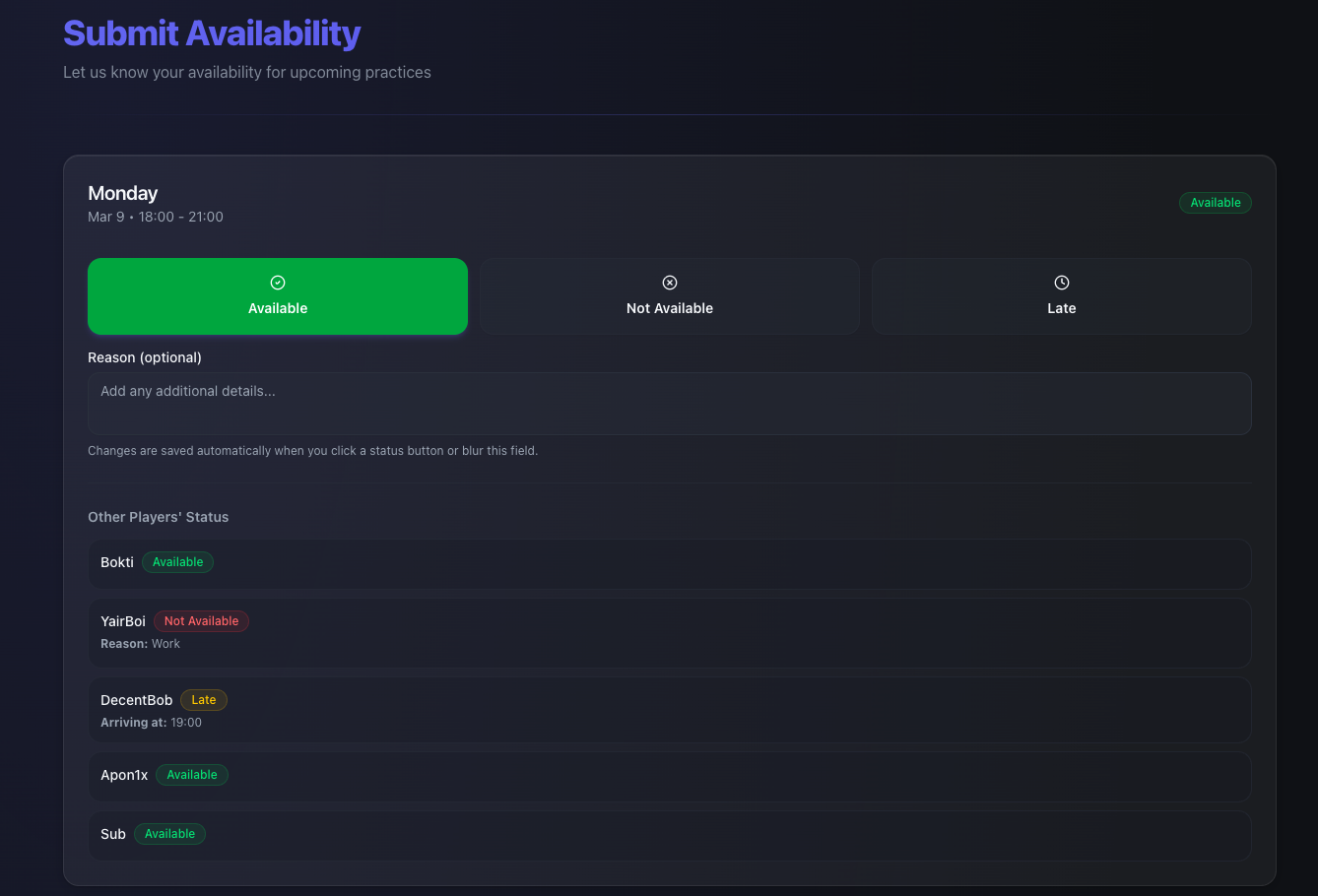 Availability feature preview